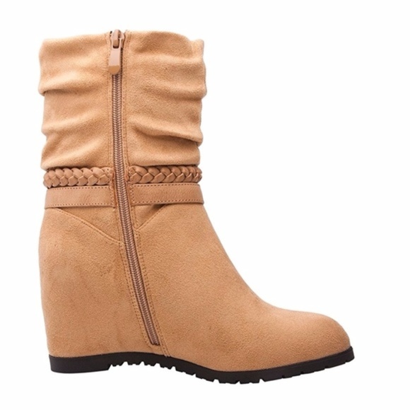 Womens "Ava" Suede Leather Ankle Boots - Picture 4 of 4